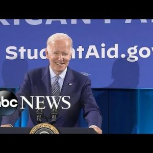 Biden delivers remarks on student mortgage debt reduction and the economy l ABC News