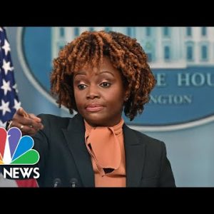 LIVE: White Home holds press briefing | NBC News