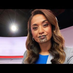Maori Lady With Face Tattoo Is 1st to Anchor Primetime Facts