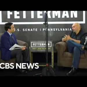 Pennsylvania Senate candidate John Fetterman speaks about health concerns