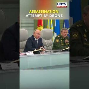 Russian Pres. Putin, tinangka umanong i-smash by drone; Ukraine, itinanggi ang paratang