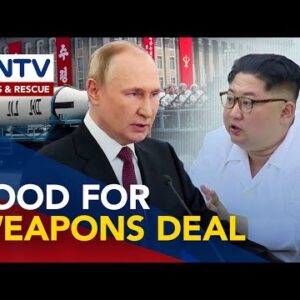 Russian Pres. Putin, planong mag-alok ng pagkain kapalit ng armas mula North Korea – US legit