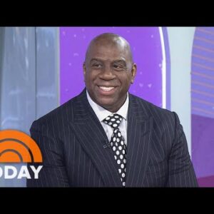 Magic Johnson on March Madness, NBA playoffs, health campaign
