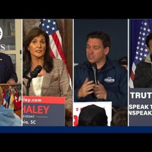 4 GOP presidential candidates take last debate stage sooner than voters hit the polls