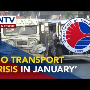 DOTr assures no transport crisis after Dec. 31 consolidation cut-off dates
