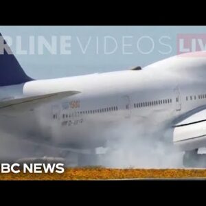 Witness: Boeing 747 makes bumpy touch-and-inch at LAX