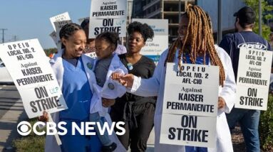 Striking health care workers soliciting for better pay, staffing