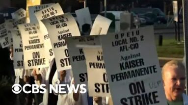 Health care workers strike, with 75,000 strolling off the job Wednesday